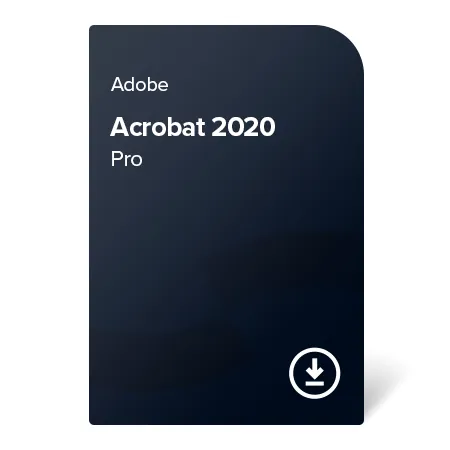 Adobe Acrobat 2020 Pro, imaginea produsului.