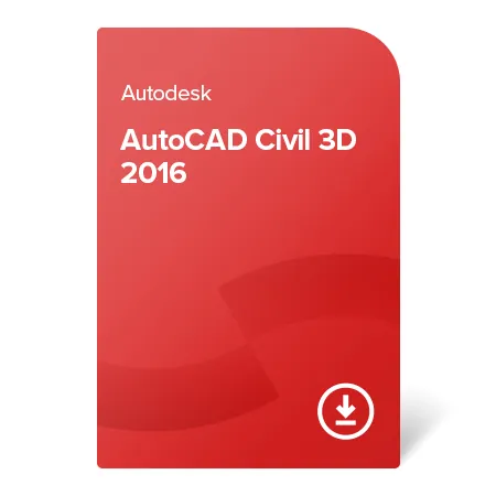 AutoCAD Civil 3D 2016, imaginea produsului.